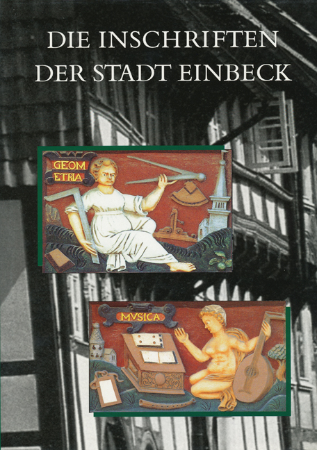 Die Inschriften der Stadt Einbeck - Horst Hülse