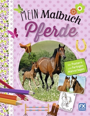 Mein Malbuch Pferde