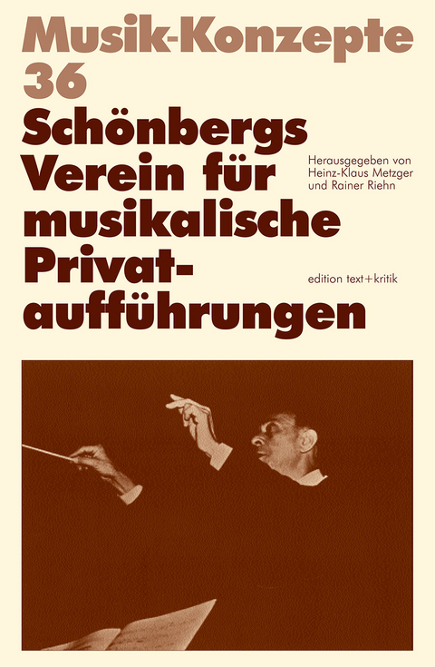 Schönbergs Verein für musikalische Privataufführungen