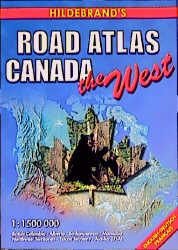 Hildebrand's Road-Atlas Canada The West. West. L' Ouest - 