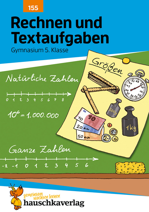 Rechnen und Textaufgaben - Gymnasium 5. Klasse, A5-Heft - Tina Wefers, Susanne Simpson
