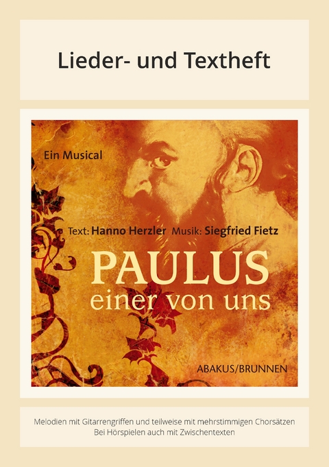 Paulus - Einer von uns - Siegfried Fietz, Hanno Herzler, Irene Fietz