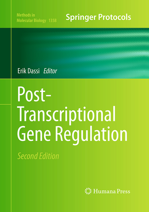 Post-Transcriptional Gene Regulation - 