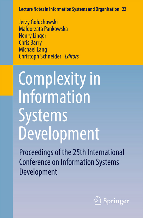 Complexity in Information Systems Development - 