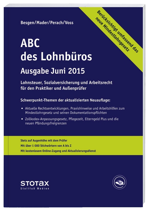 ABC des Lohnbüros Ausgabe Juni 2015 - Klaus Mader, Detlef Perach, Rainer Voss, Dietmar Besgen