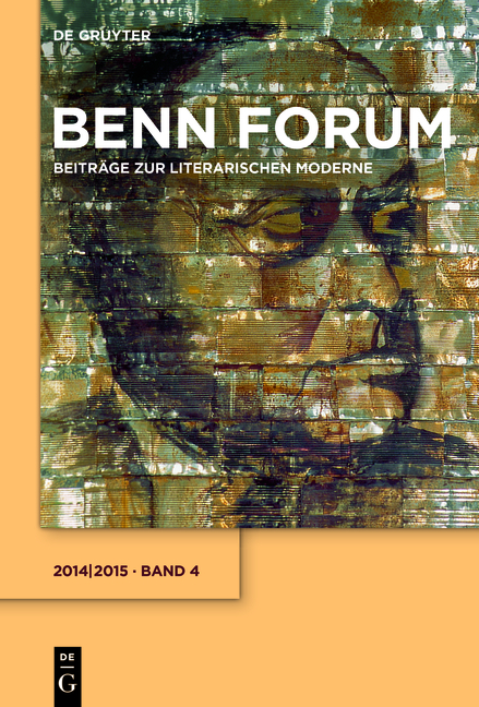 Benn Forum / 2014/2015