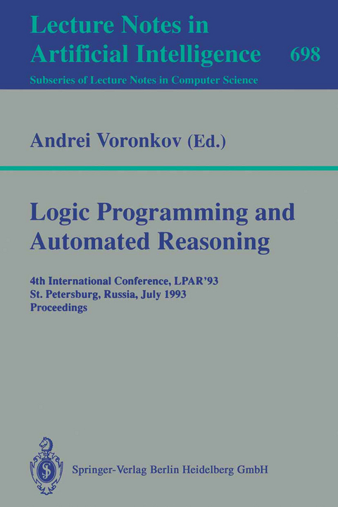 Logic Programming and Automated Reasoning - 