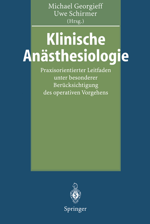 Klinische Anästhesiologie - 