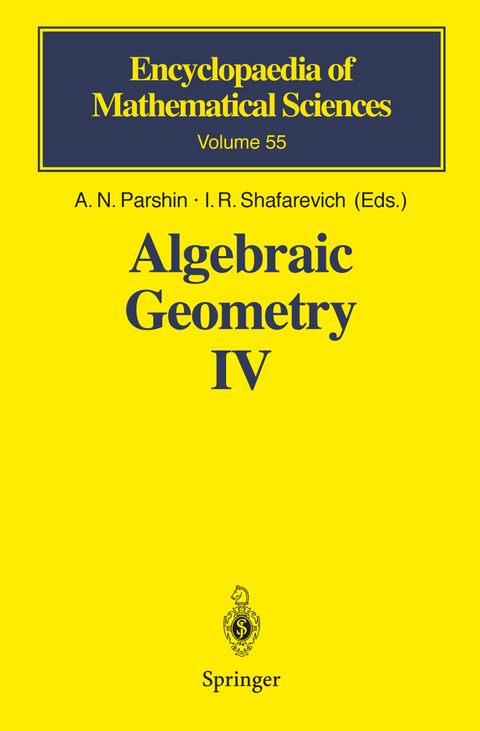 Algebraic Geometry IV - 