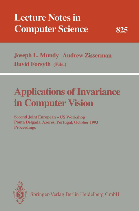 Applications of Invariance in Computer Vision - 