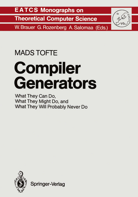 Compiler Generators - Mads Tofte