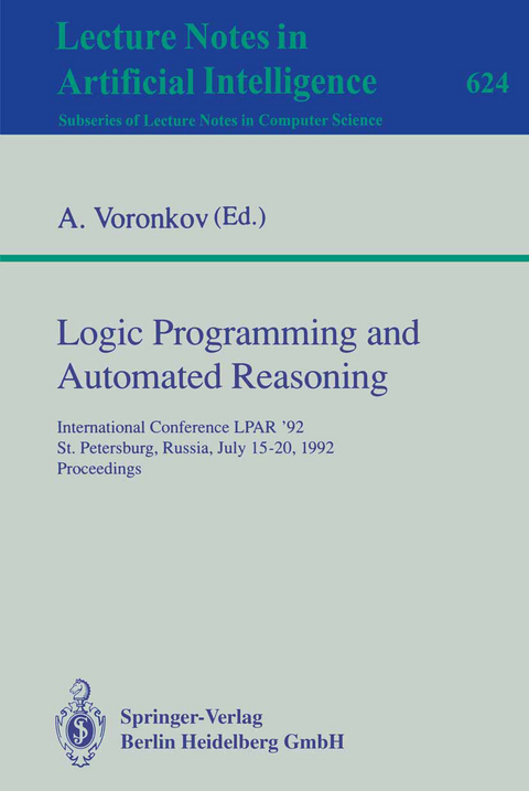 Logic Programming and Automated Reasoning - 