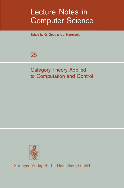 Category Theory Applied to Computation and Control - 