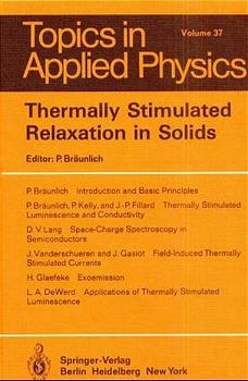 Thermally Stimulated Relaxation in Solids - 