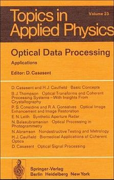 Optical Data Processing - 