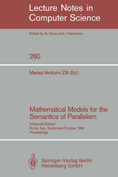 Mathematical Models for the Semantics of Parallelism - 