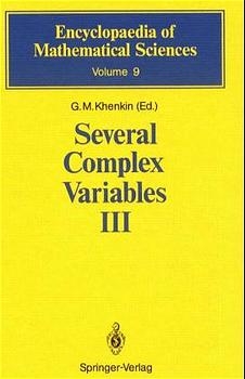 Several Complex Variables III - 