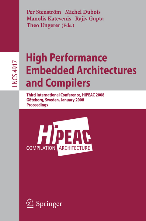 High Performance Embedded Architectures and Compilers - 