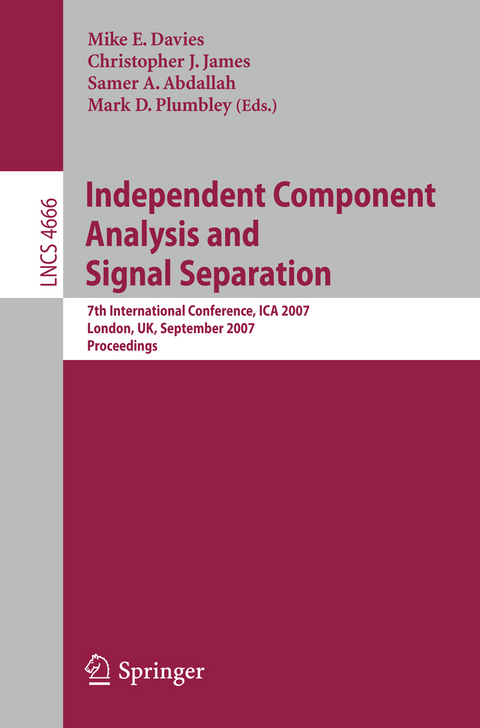 Independent Component Analysis and Signal Separation - 