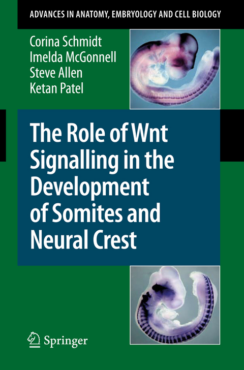 The Role of Wnt Signalling in the Development of Somites and Neural Crest - Corina Schmidt, Imelda McGonnell, Steve Allen, Ketan Patel