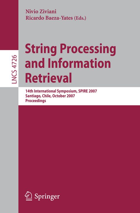 String Processing and Information Retrieval - 