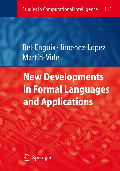 New Developments in Formal Languages and Applications - 