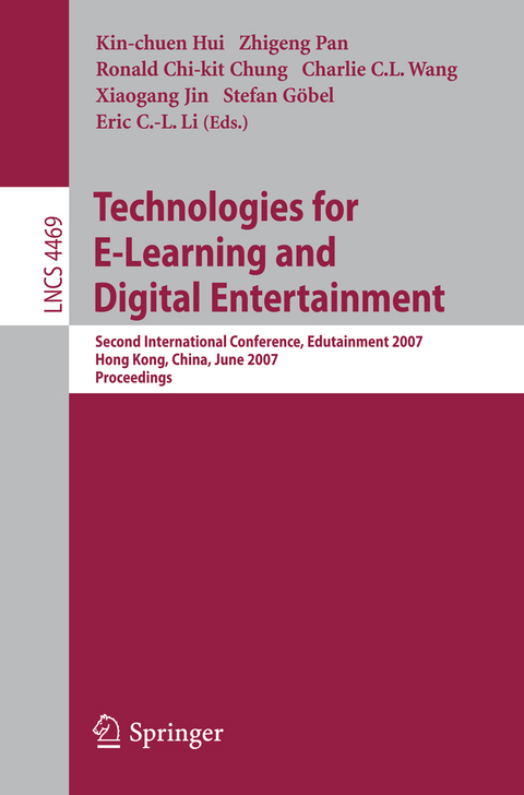 Technologies for E-Learning and Digital Entertainment - 