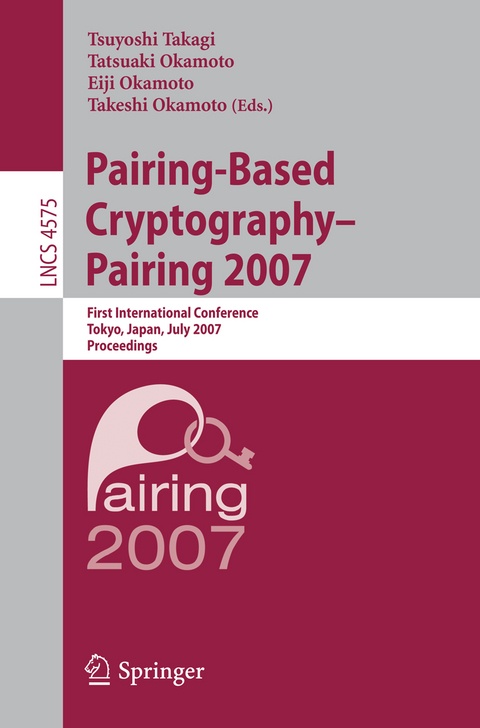 Pairing-Based Cryptography - Pairing 2007 - 