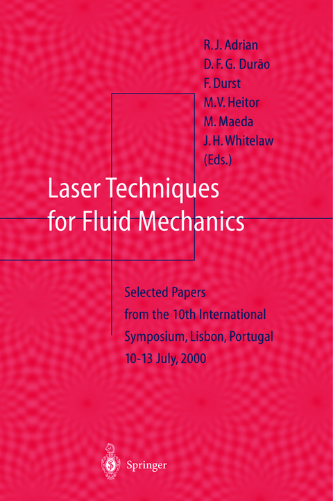 Laser Techniques for Fluid Mechanics - 