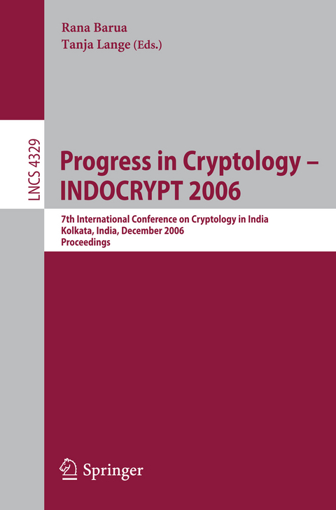 Progress in Cryptology - INDOCRYPT 2006 - 