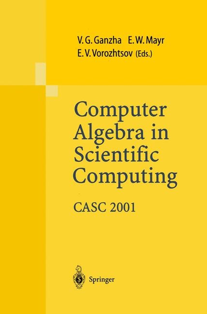 Computer Algebra in Scientific Computing - 