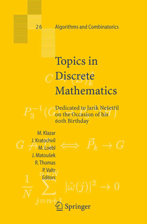 Topics in Discrete Mathematics - 