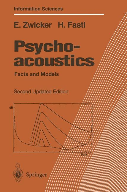 Psychoacoustics - Eberhard Zwicker, Hugo Fastl