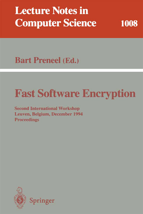 Fast Software Encryption - 