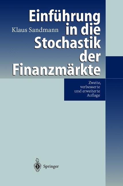 Einführung in die Stochastik der Finanzmärkte -  Klaus