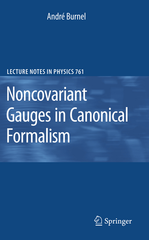 Noncovariant Gauges in Canonical Formalism - André Burnel