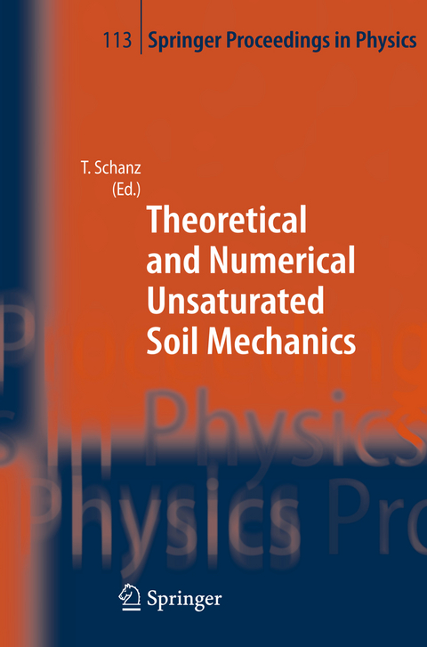 Theoretical and Numerical Unsaturated Soil Mechanics - 