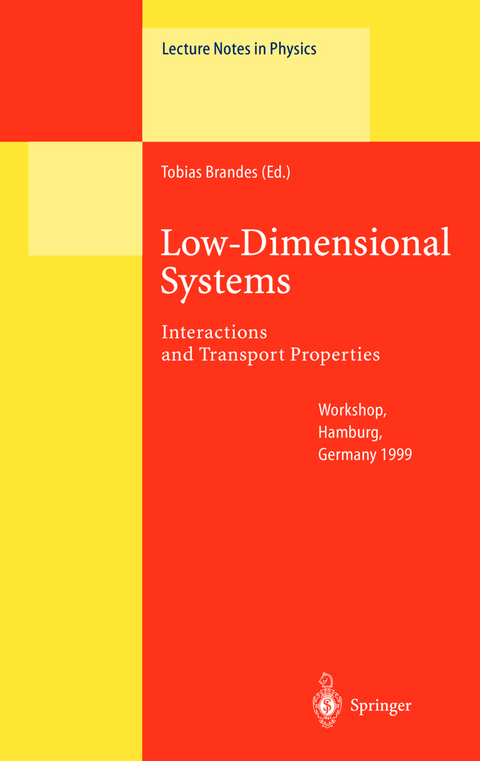 Low-Dimensional Systems - 