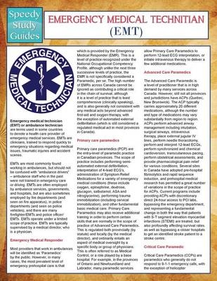 EMT- Emergency Medical Technician (Speedy Study Guides) -  Speedy Publishing LLC