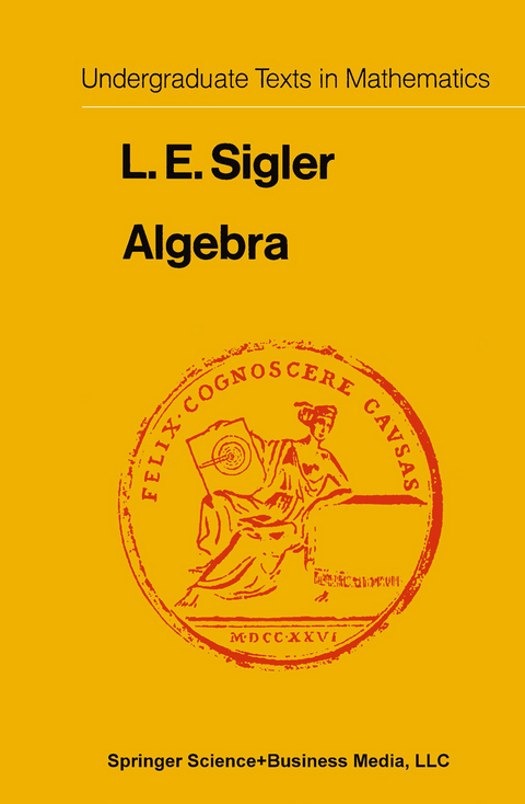 Algebra - Laurence Edward Sigler