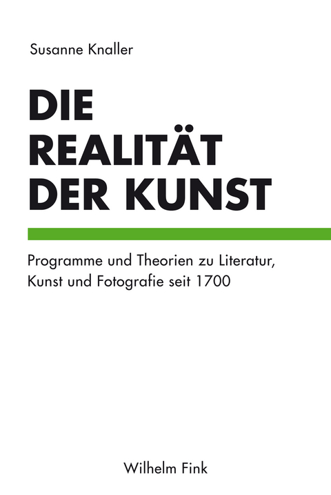 Die Realität der Kunst - Susanne Knaller