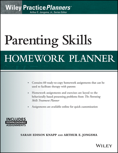 Parenting Skills Homework Planner (w/ Download) -  Jr. Arthur E. Jongsma,  Sarah Edison Knapp