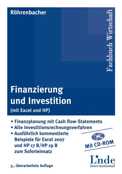 Finanzierung und Investition (mit Excel und HP) - Hans Röhrenbacher