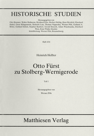 Otto Fürst zu Stolberg-Wernigerode - Heinrich Heffter; Werner Pöls