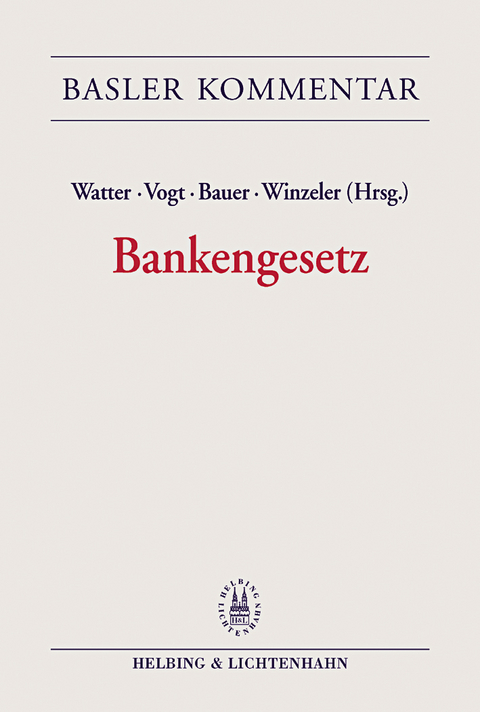 Bankengesetz - Rashid Bahar, Thomas Bauer, Andrin Bernet, Urs Bertschinger, Philippe Bingert, René Bösch, Cédric Chapuis, Christian Haas, Bernhard Heinemann, Martin Hess, Eva Hüpkes, Erwin Koller, Eva Künzi, Lorenzo Marazzotta, Benedikt Maurenbrecher, Stefan Meyer, Markus R Neuhaus, Peter Ochsner, Tomas Poledna, Pascal Portmann, Urs Pulver, Hans-Peter Schaad, Hugo Schürmann, Daniel Staehelin, Othmar Strasser, Günther Stratenwerth, Eric Stupp, Christiana Suhr Brunner, Rolf Watter, Carole Wiederkehr Müller, Christoph Winzeler