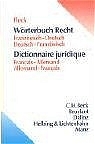 Wörterbuch Recht /Dictionnaire juridique - Klaus E.W. Fleck