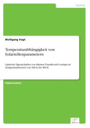 TemperaturabhÃ¤ngigkeit von Solarzellenparametern - Wolfgang Vogt