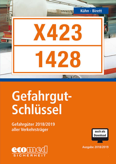 Gefahrgut-Schlüssel CD-ROM Ausgabe 2023/2024 - Robert Kühn, Karl Birett