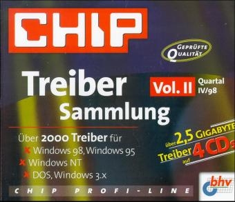 CHIP Treiber-Sammlung 2, 4 CD-ROMs