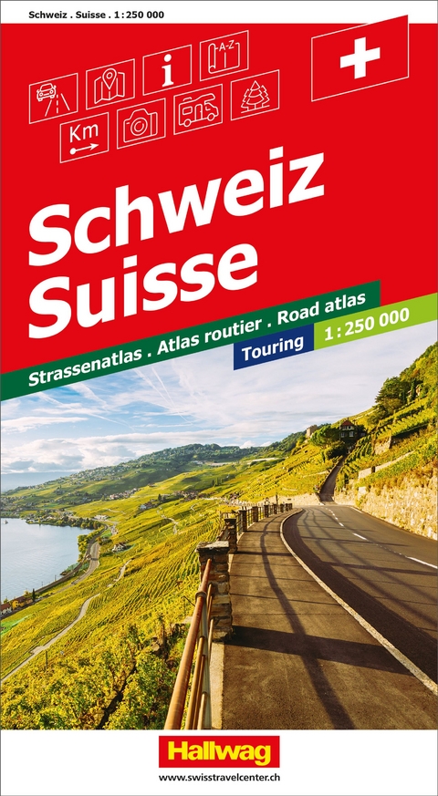 Hallwag Touring Strassenatlas Schweiz